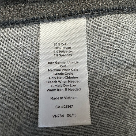 Talbots Women's Velour Wide Full Leg High Rise Drawstring Waist Size 3X Gray - Picture 5 of 5